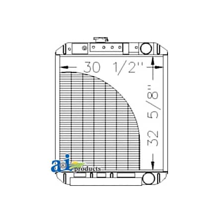 A & I Products Radiator 0" x0" x0" A-A189470